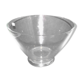 Lancel crystal bowl and silver frame - standing cup 25 x 16.5 cm