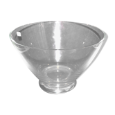 Lancel crystal bowl and silver frame - standing cup 25 x 16.5 cm