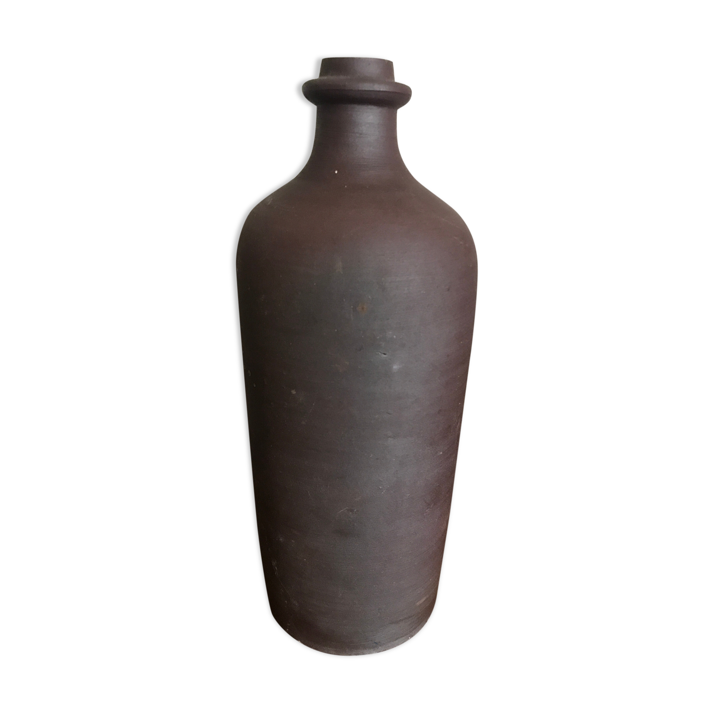 Brown terracotta bottle