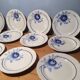 Suite of 12 plates dessert St Amand