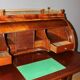 19th Century Mahogany Cylinder Secretary Desk