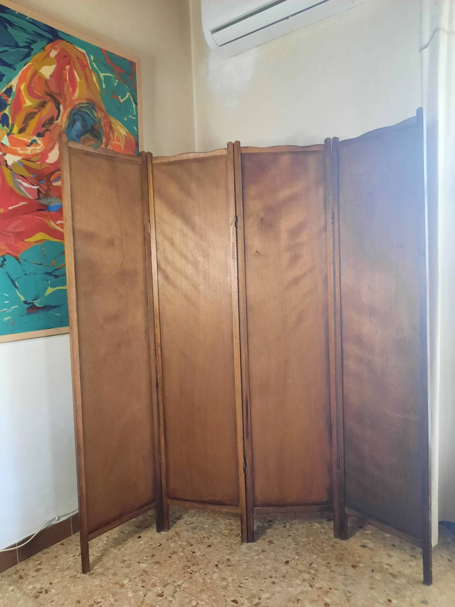 1960s wooden screen