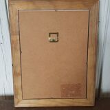 Poster botanical plank "shells" black frame