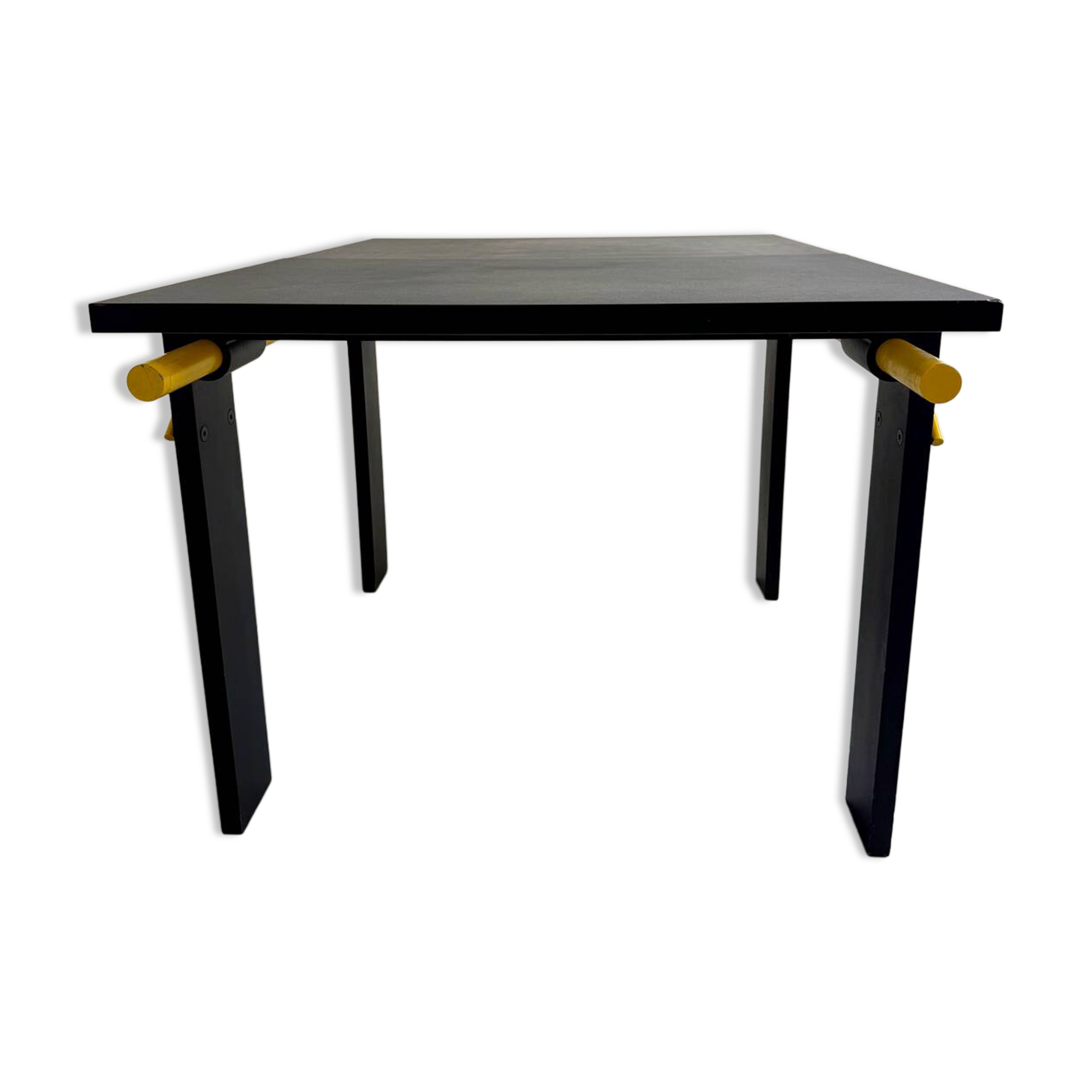 Table à manger extensible postmoderne design italien Lorenzo et Stefani, 1980