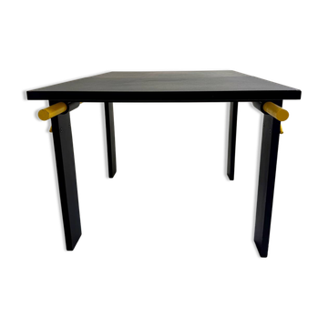 Table à manger extensible postmoderne design italien Lorenzo et Stefani, 1980