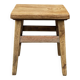Tabouret rustique en bois massif – esprit brutaliste