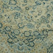 Hand-Knotted Persian One of a Kind 1970s 270 cm x 366 cm Beige Wool Carpet