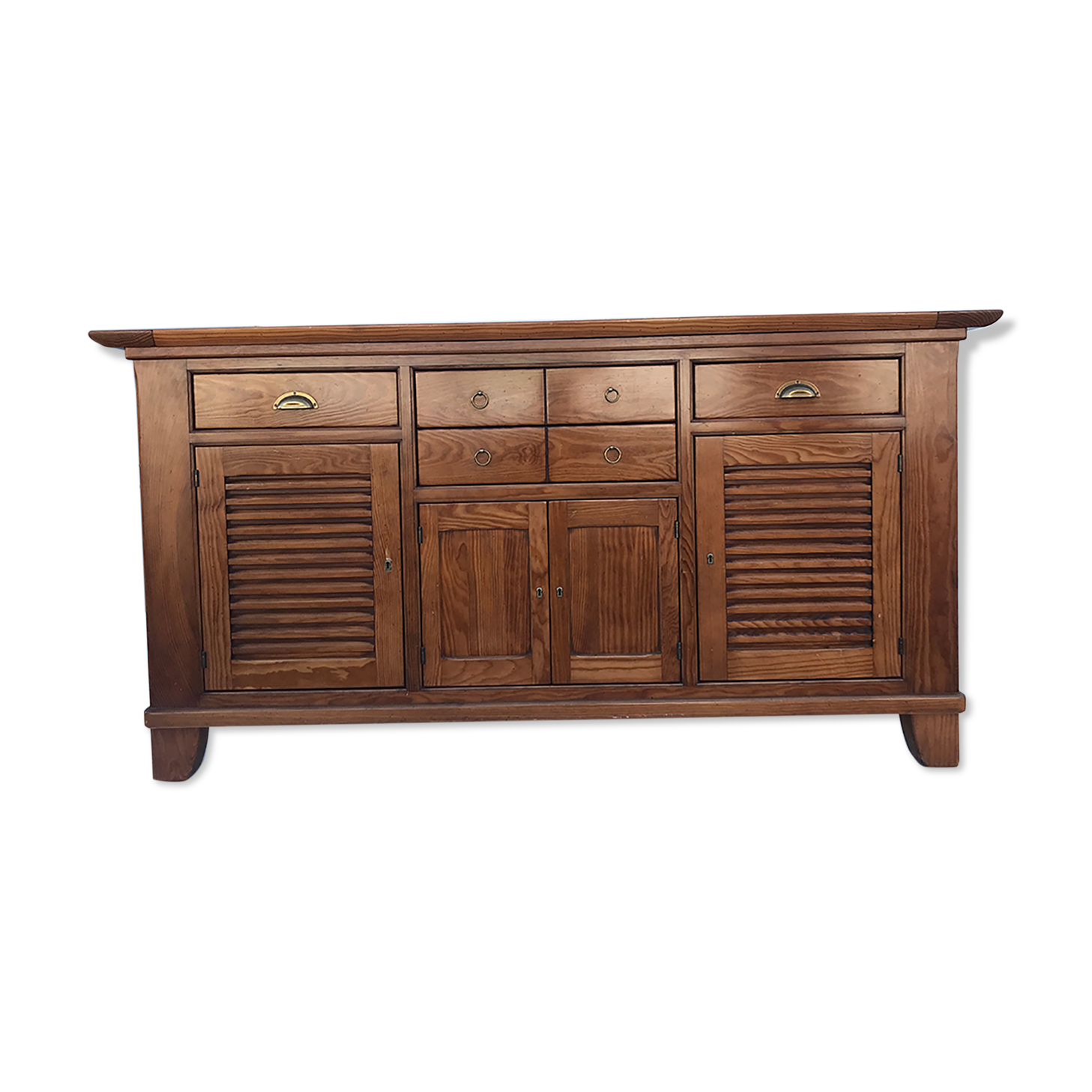 Sideboard louvers and drawers