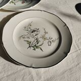 6 flat plates “Saverne” Saint Amand