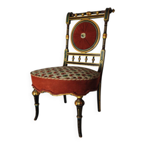 Chaise de boudoir en