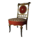 Blackened Wood Boudoir Chair - Napoleon III