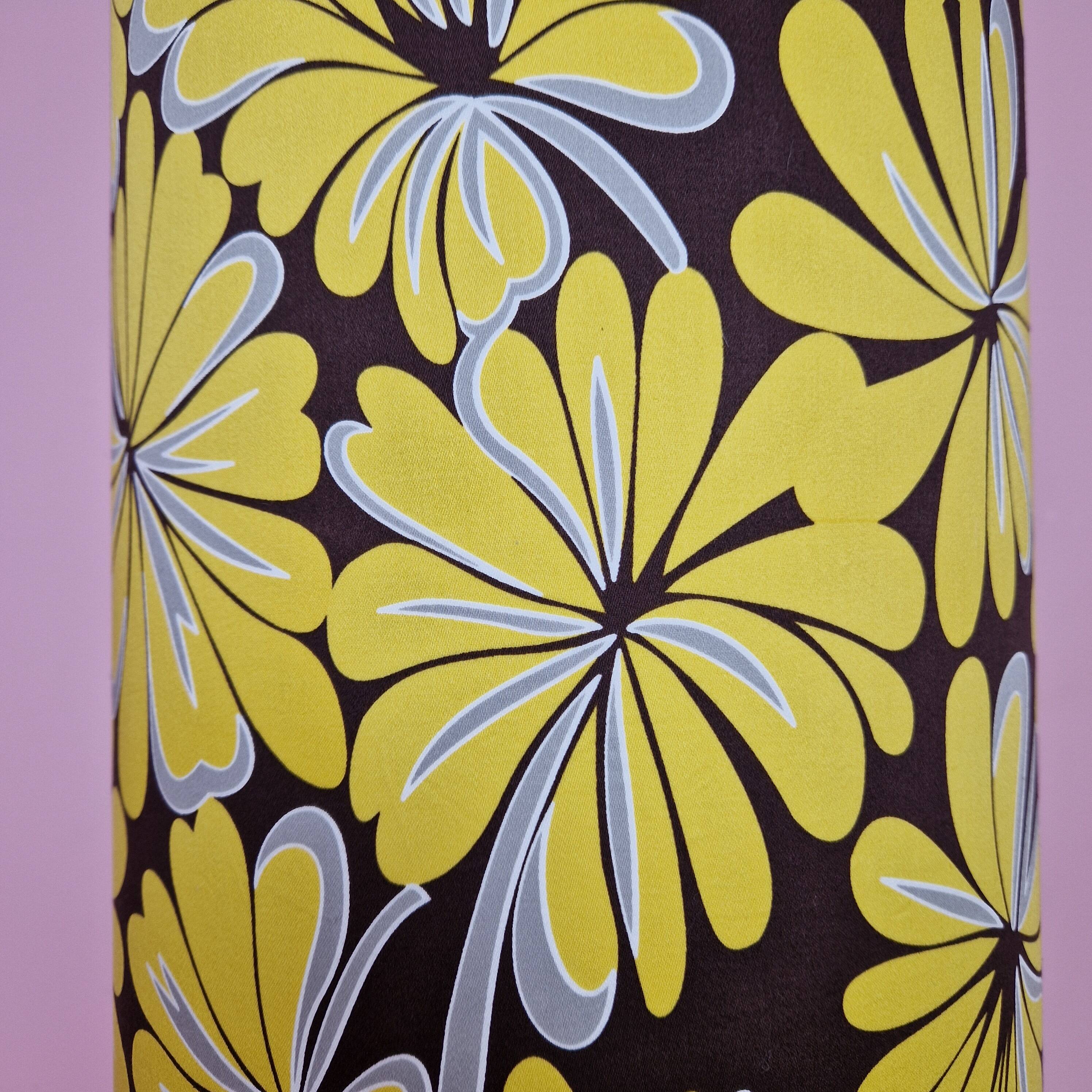 Rosewood and brass danish floor lamp, 1960s