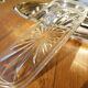 Butter maker in metal and glass