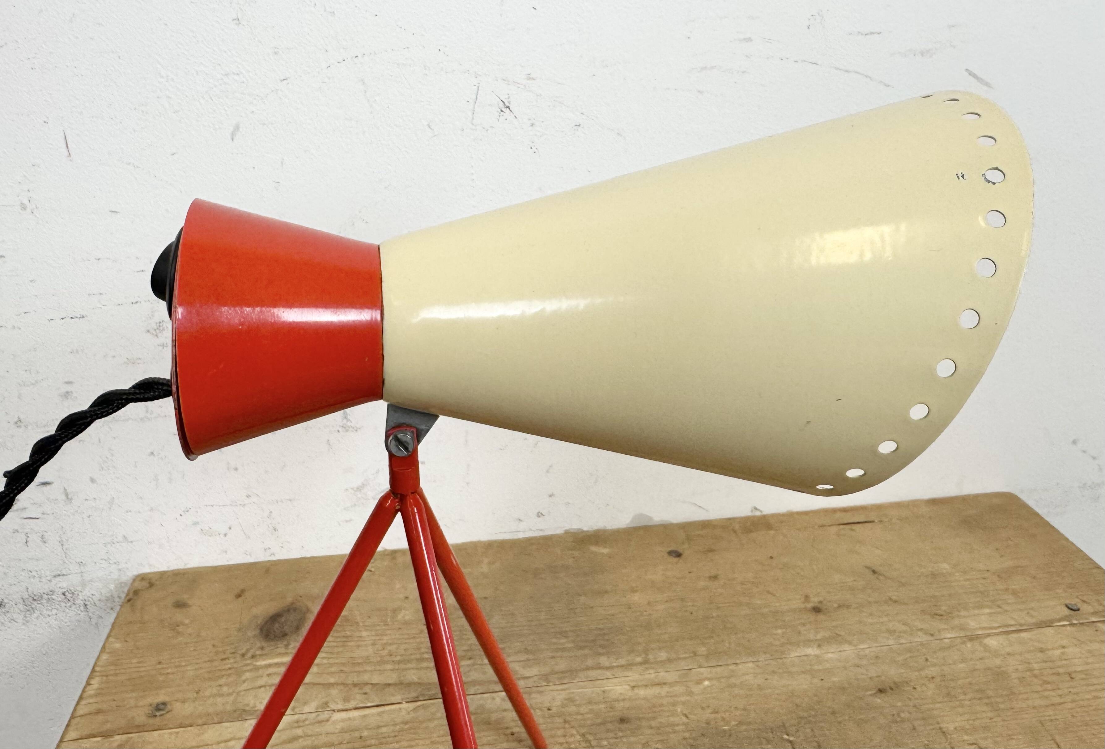 Vintage Midcentury Table Lamp by Josef Hůrka for Napako, 1950s