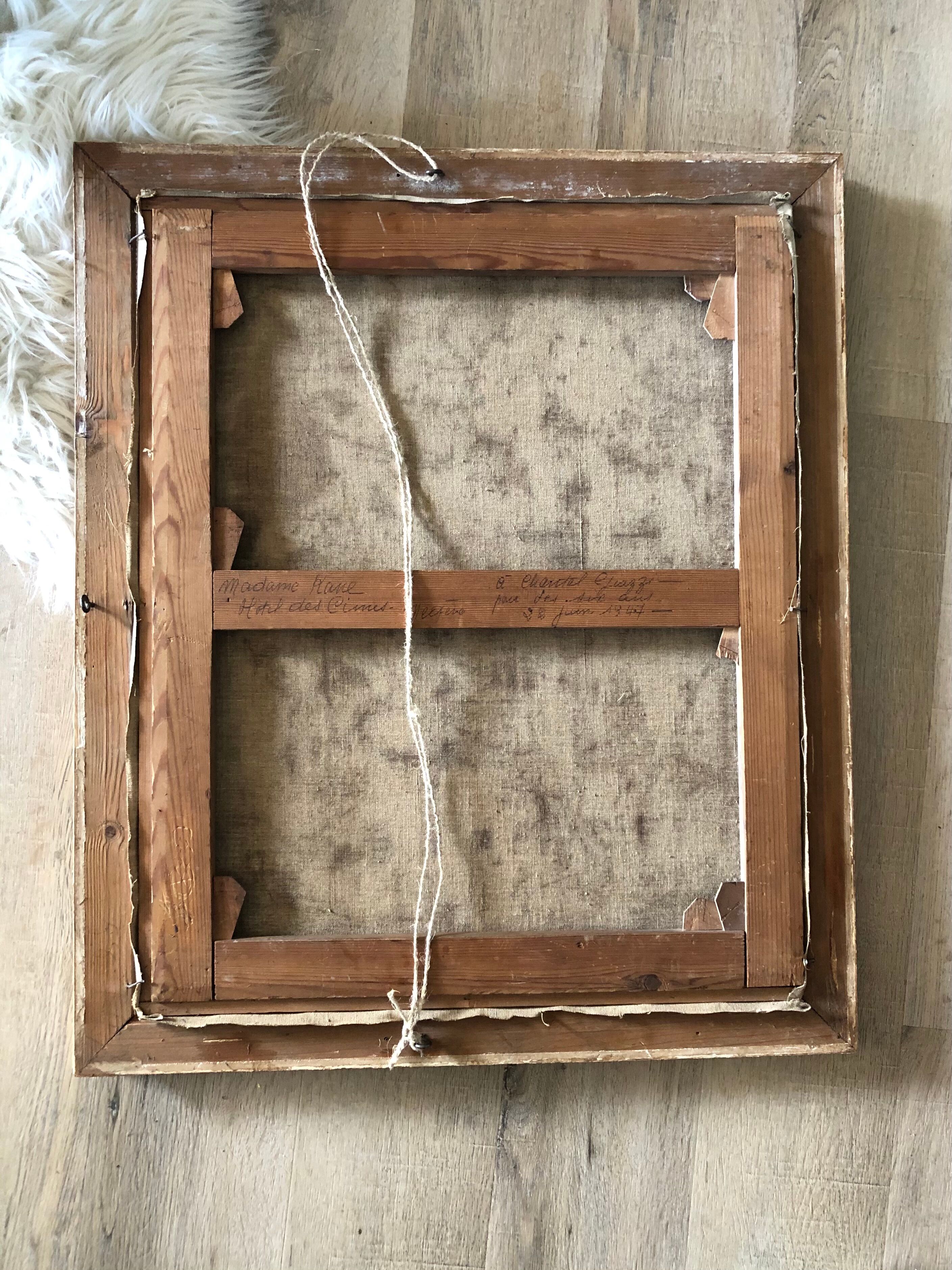 Portrait girl oil on canvas