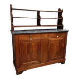 Saint Hubert buffet with shelves, Restoration period, in mahogany, circa 1820