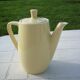 Vintage ceramic yellow coffee maker