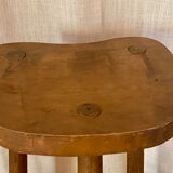 Ancien tabouret de traite tripode