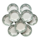 Set de 10 assiettes « Prunelle » Boch La Louvière
