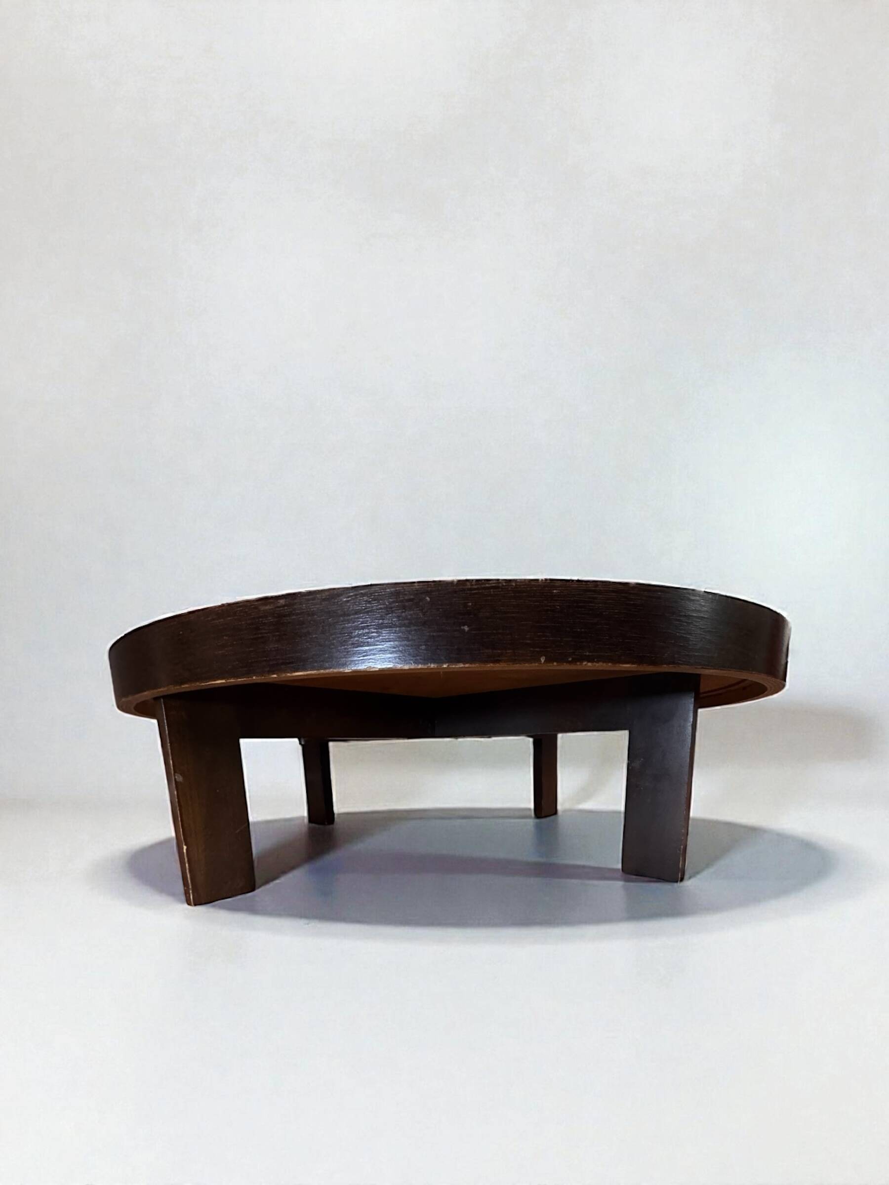 Roger Capron Herbier coffee table signed—vintage ceramic, Vallauris