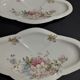 Pair of porcelain raviers floral decoration