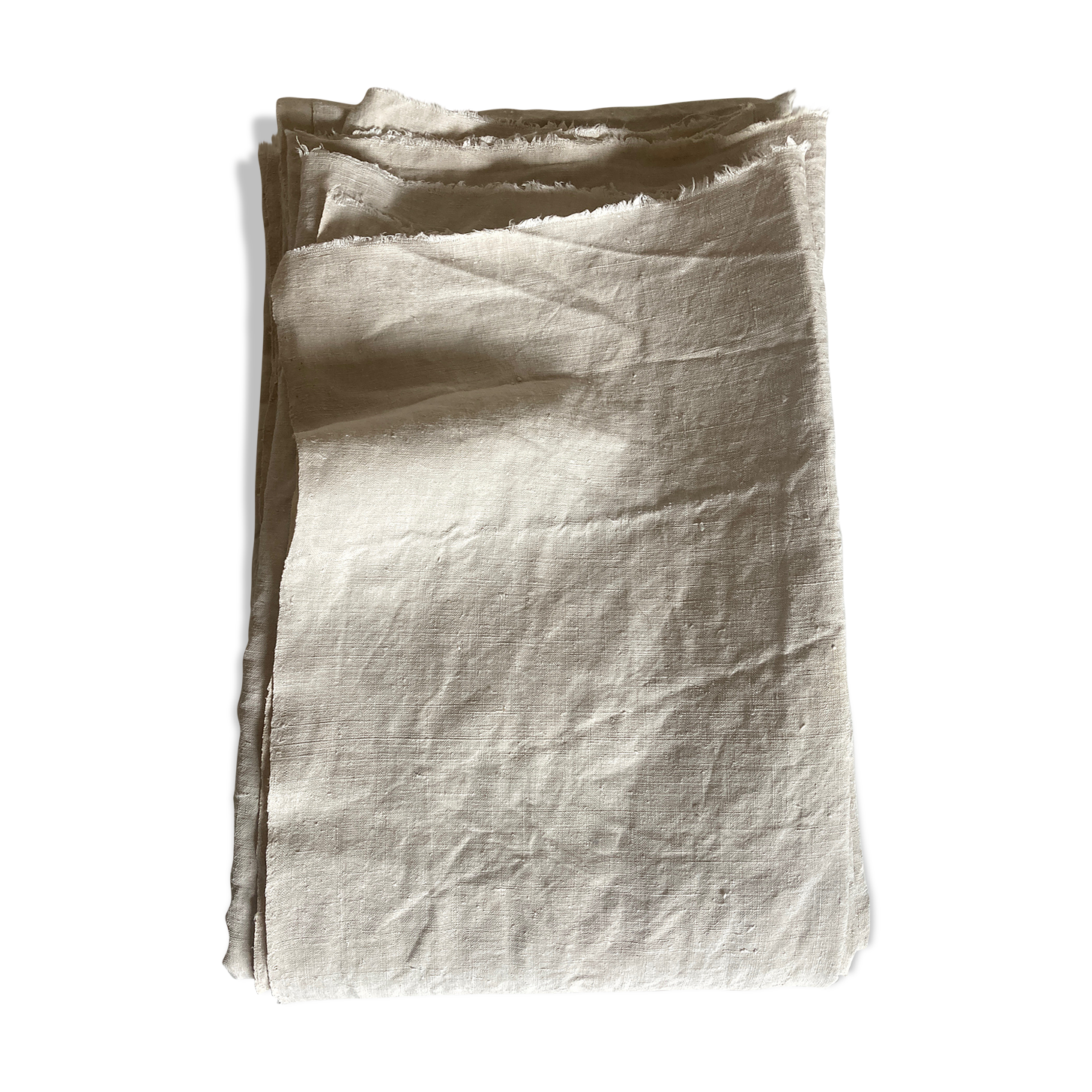 Washed raw linen cloth tablecloth 19th reserve linen L3m45