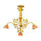 Golden antique bronze chandelier