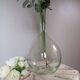 Dame-Jeanne, vintage carboy 6 liters transparent blown glass
