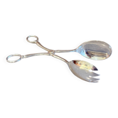 Pince à salade en argent sterling anglais vintage par EANSA – Vaisselle élégante du milieu du siècle