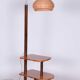 Art Deco Walnut Floor Lamp attributed to J. Halabala for Up Závody, Czech, 1930s