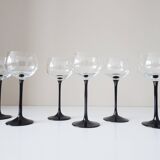 Wine glasses set, 1980s