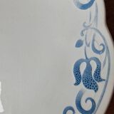 Plat rond Tircis de U&C Sarreguemines.  Début 20ème