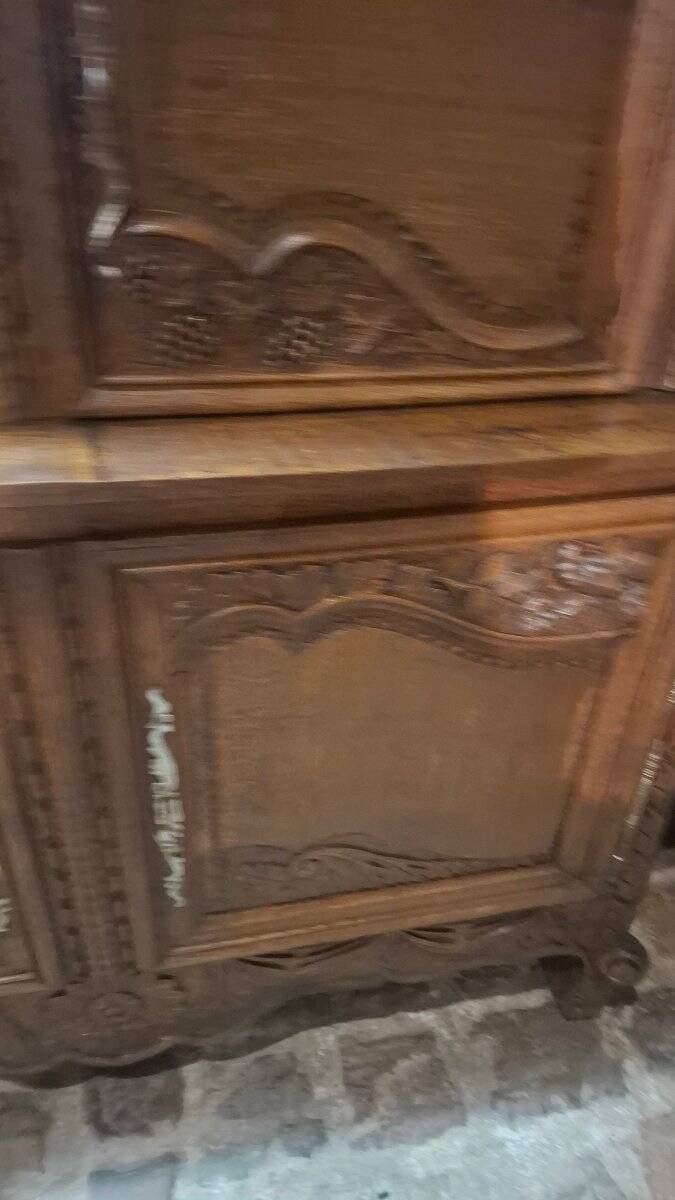 Buffet deux corps normand
