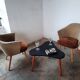 2 armchairs published by Thonet, 1960
