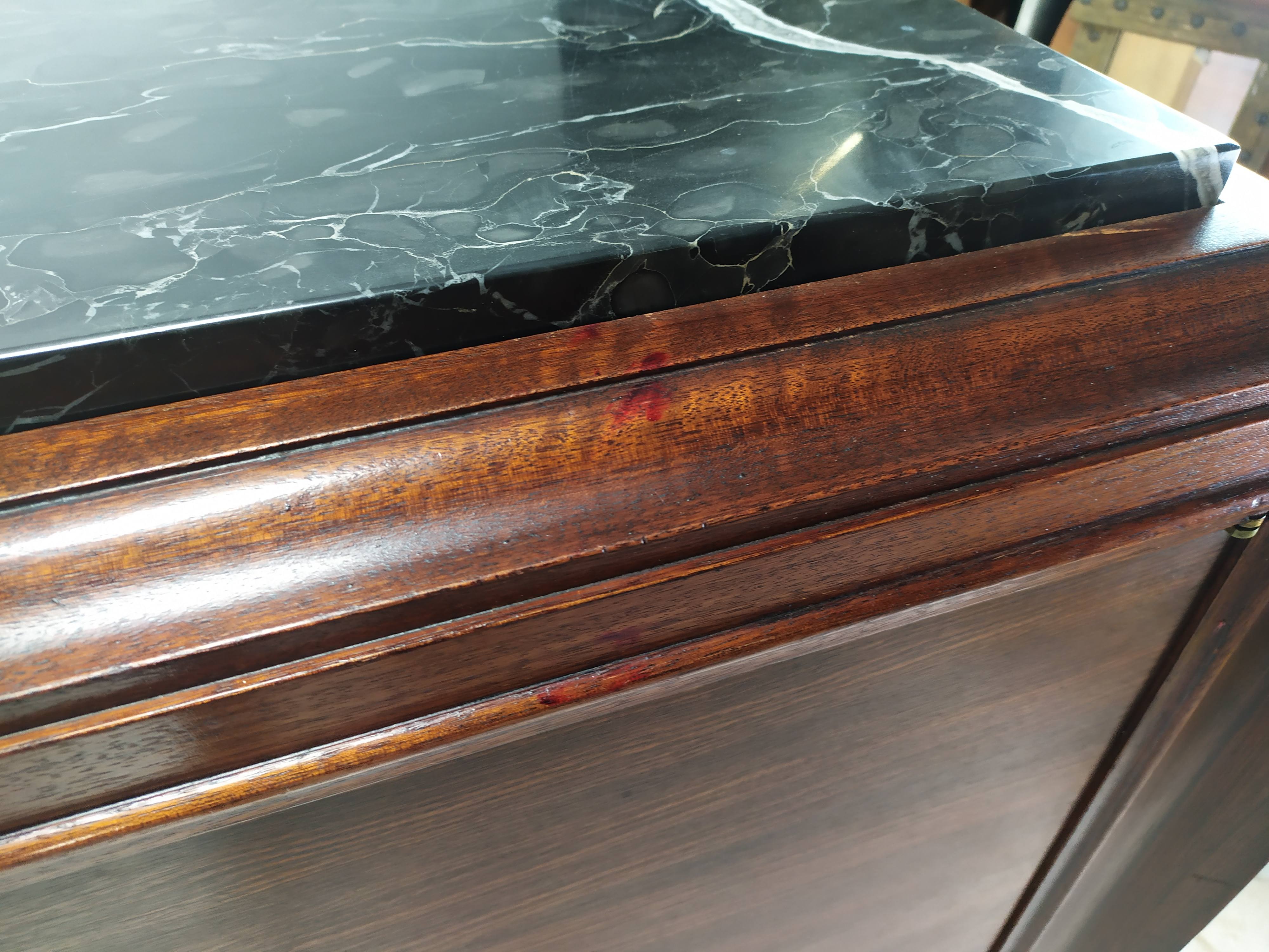 Enfilade art deco ebony of Macassar