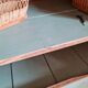 Buffet low blue patinated raw tray