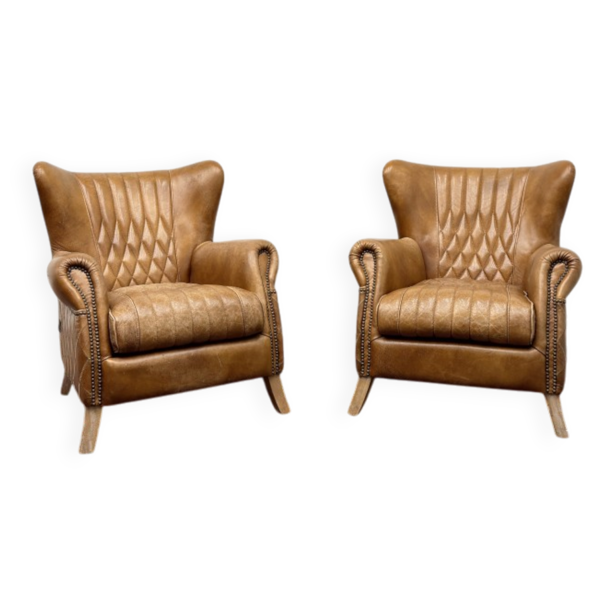 Set Aviator Armchair Sheep Leather