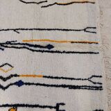 Handmade Moroccan Berber rug 202 X 147 CM
