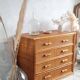 Vintage rattan chest of drawers circa 70s