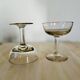 Lot de 2 coupes de champagne anciennes