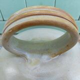 Rare Jarre à Huile Ancienne XIXème / Pot en Terre Vernissée