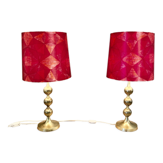 Pair of lamps scandinavian design 1950