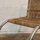 Set of 4 mr10 rattan chairs by mies van der rohe