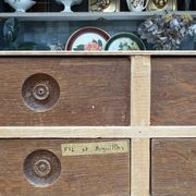 Meuble de mercerie ancien