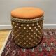 1970 wicker chest pouf