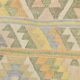 Tapis Kilim Vintage Laine Fait Main, Bohème, Motifs Géométriques, 149X247Cm
