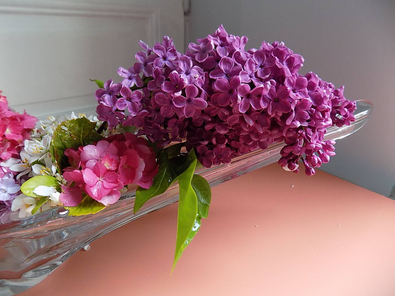 Art Vannes crystal fruit bowl