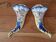Pair of bouquet holders in Nevers earthenware - By Amand Hiver