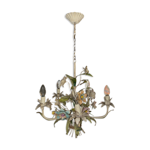 Lustre en métal peint