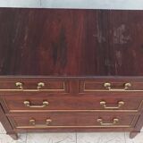 Louis XVI style mahogany chest of drawers